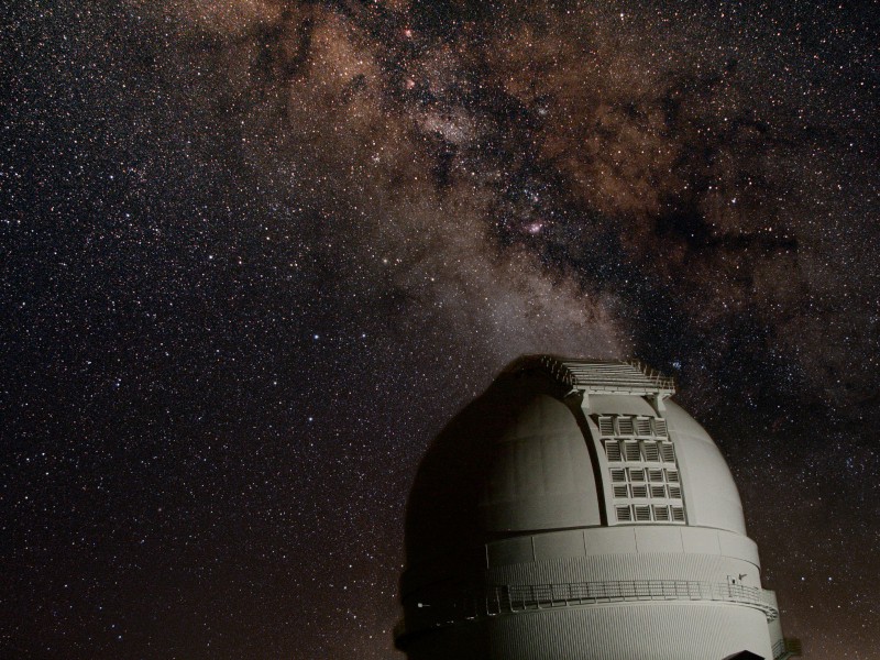 3.5 meter telescope milkyway a