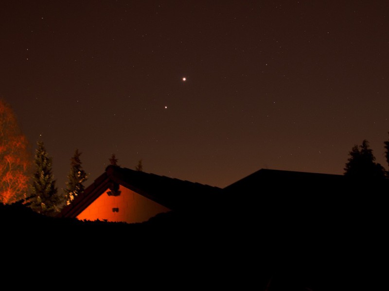 venus und jupiter ausschnitt