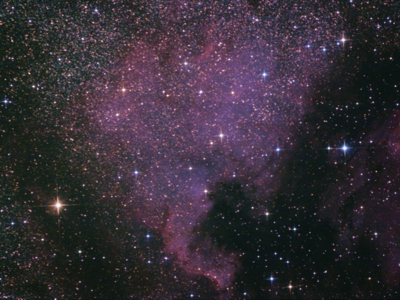 ngc 7000 nord amerika und pelikan